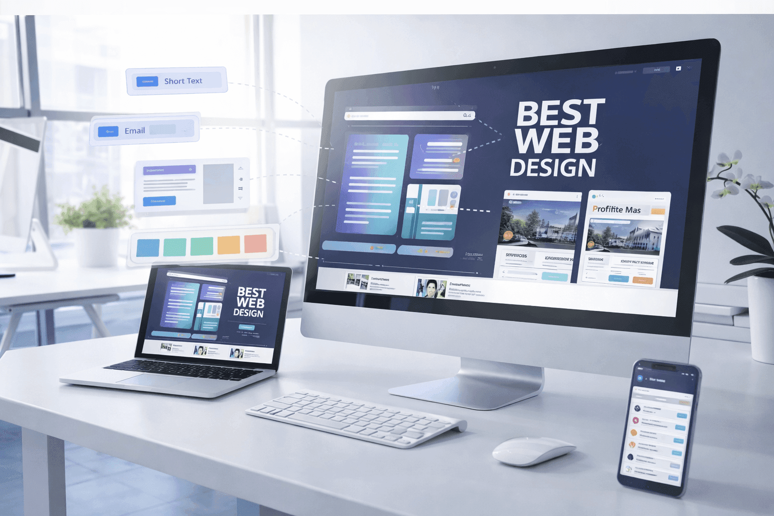 Website builder dashboard